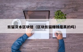 熊猫资本区块链(区块熊猫赚钱是真的吗)