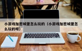 小游戏加密城堡怎么玩的（小游戏加密城堡怎么玩的呀）